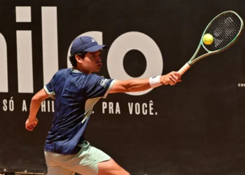 Juan Carlos Prado en plena competencia internacional (Instituto Sports)