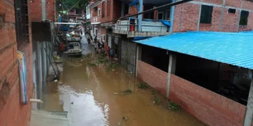 Una inundación ya se ha registrado en Tipuani. Foto: APG.
