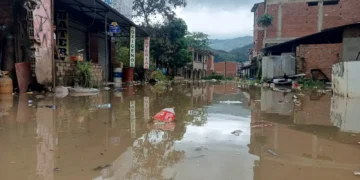 Una inundación afectó al municipio paceño de Tipuani. Foto: APG.