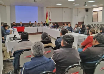 Reunión de Comité Multisectorial en Chuquisaca. Foto: CAO.