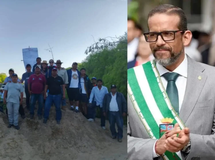 El bloqueo está situado en la ruta internacional 9, a la altura del Cruce Abapo–Charagua.