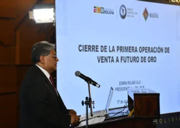 El presidente del Banco Central de Bolivia (BCB), Edwin Rojas. Foto: Roberto ARANDA @APGNoticiasBo
