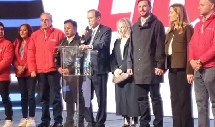 Los candidatos de Libre, Jorge Quiroga y Juan Pablo Velasco. Foto: Captura.