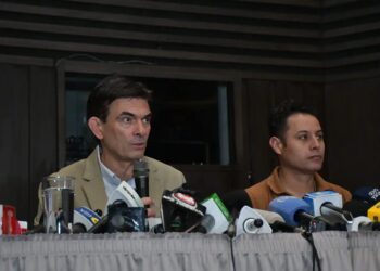 El presidente Rodrigo Paz y el vicepresidente Edmand Lara. (Foto: APG)