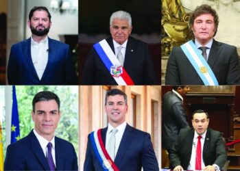 Presidentes de la región y España.