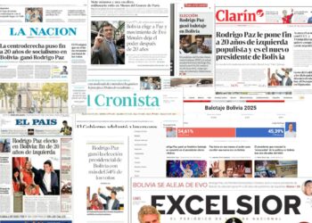 Medios de Latinoamérica reflejaron la victoria de Rodrigo Paz.