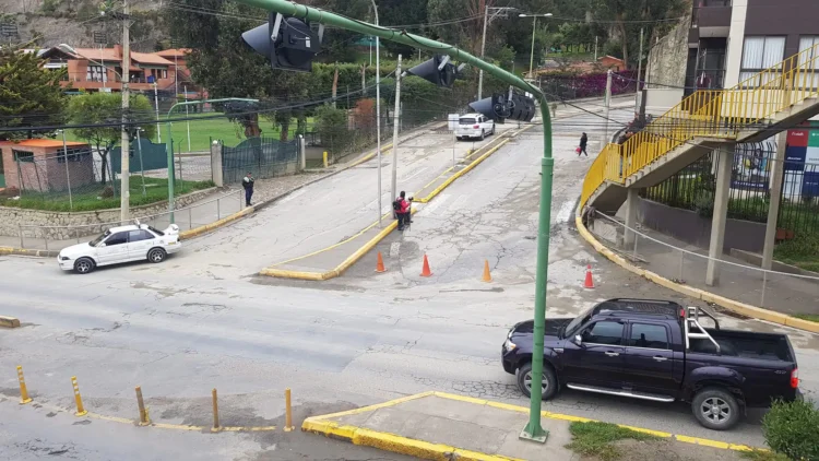 El inicio de la avenida Los Sargentos en la zona sur. Foto: AMUN.
