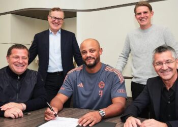 El FC Bayern amplía el contrato con el entrenador Vincent Kompany hasta 2029. (FOTO: FC Bayern München)