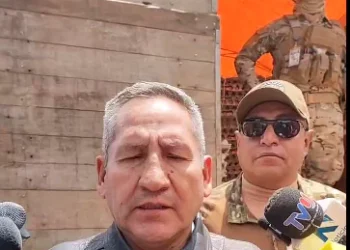 El viceministro Velásquez informa sobre la afectación al contrabando. Foto: VLCC.