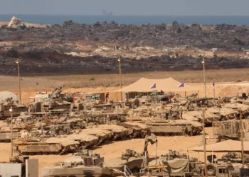 La agencia de defensa civil de Gaza declaró el 10 de octubre que las fuerzas israelíes habían comenzado a retirarse. AFP