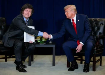 Milei solicitó el apoyo económico en su última visita a Estados Unidos/AFP