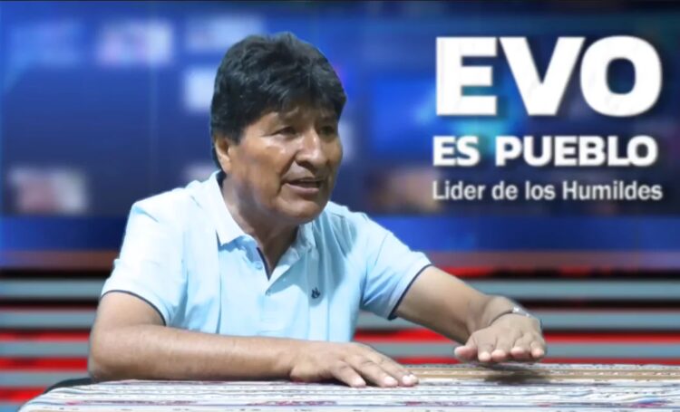 El expresidente Evo Morales. Foto: Archivo.