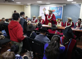 Los sistemas de riego fueron anunciados po rl ministro Álvaro Ruíz. Foto: Ministerio de Medio Ambiente.