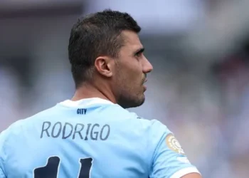 Rodri es baja en el Manchester City. (FOTO:  AFP)