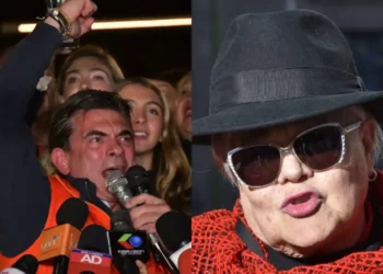 Rodrigo Paz y Silvia Salame.