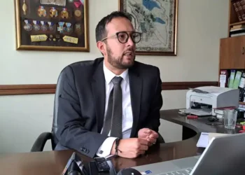 El abogado Luis Guillén, defensa de la expresidenta Jeanine Áñez. (Foto: Radio Fides)