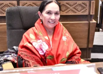 La senadora Tomasa Yarhui, jefa de bancada de Libre en el Senado. (Foto: Tomasa Yarhui)