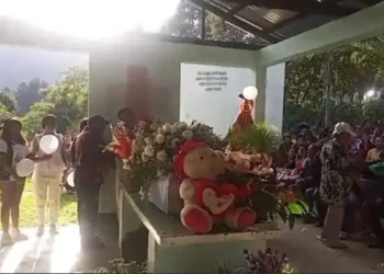 Tanya, víctima de feminicidio fue enterrada este jueves. FOTO: Captura Red Yungas