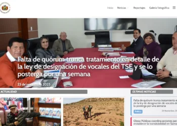 El portal de la ABI no se actualiza desde el domingo 23 de noviembre. Foto: Captura ABI.