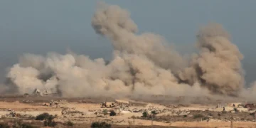 Israel bombardeó durante varias horas Gaza/AFP