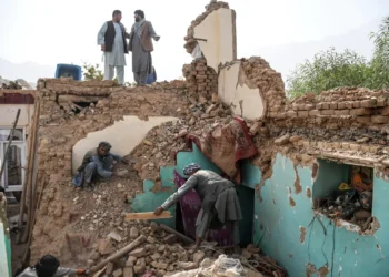 Varias viviendas quedaron destruidas/AFP