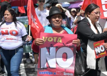 Sectores sociales promueven el no/AFP