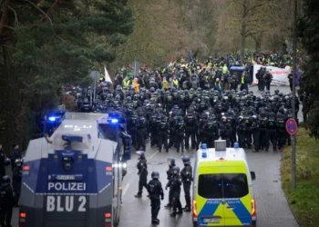 Los ultraderechistas se enfrentaron con la Policía/AFP