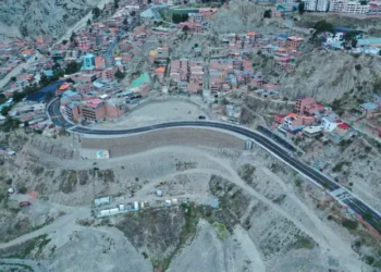 El Puente Libertad será habilitado el 20 de este mes, según la Alcaldía. FOTO: GAMLP