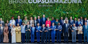 Foto oficial antes del inicio de los debates en la COP30. Foto: AFP