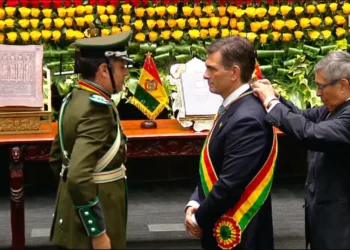 El presidente Rodrigo Paz.