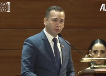 El presidente del TSJ, Romer Saucedo. (Captura AGN)