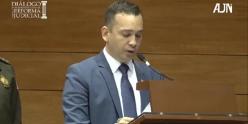 El presidente del TSJ, Romer Saucedo.