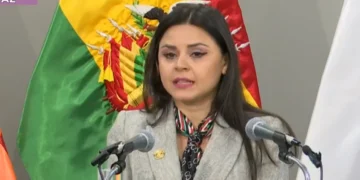 La vocera presidencial Carla Faval.