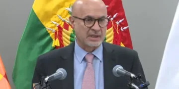 El ministro de la Presidencia, José Luis Lupo, en conferencia de prensa este lunes.
Foto: Captura Btv