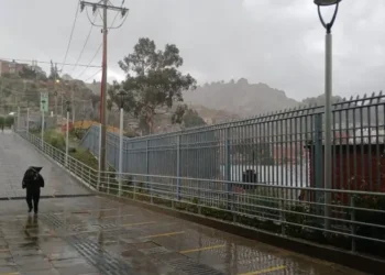 Las lluvias son cada vez más constantes en la ciudad de La Paz. Foto: AMUN.