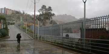 Las lluvias son cada vez más constantes en la ciudad de La Paz. Foto: AMUN.