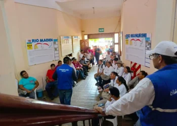 La difusión de información es parte de las acciones preventivas contra la malaria. Foto: Ministerio de Salud.