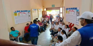 La difusión de información es parte de las acciones preventivas contra la malaria. Foto: Ministerio de Salud.