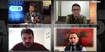 Vladimir Peña, Carlos Saavedra y Rolando Schrupp en entrevista con La Razón Radio.
