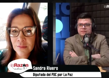 Sandra Rivero diputada del PDC en entrevista con La Razón Radio.