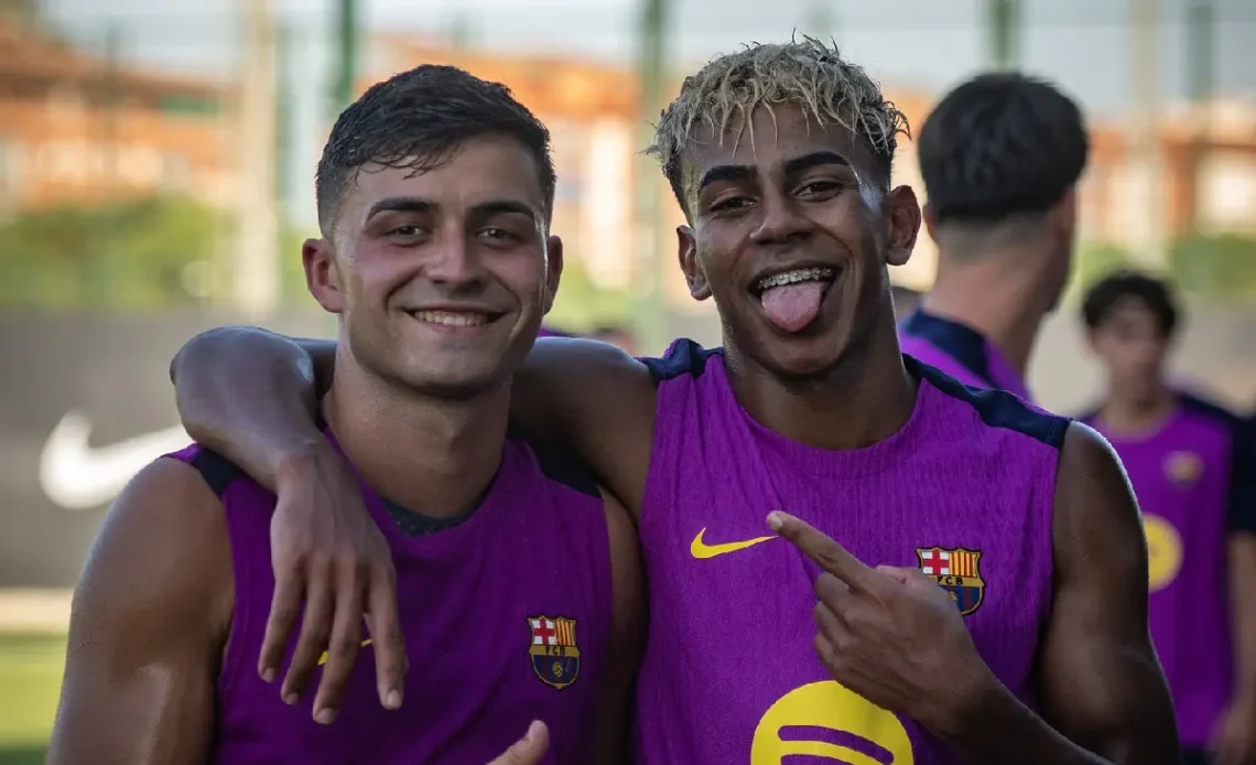 Pedri y Lamine Yamal en el FIFPRO World XI. (FOTO: FC Barcelona)