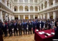 El presidente Paz posesiona a su gabinete de ministros. (Foto: El Sol de Pando)