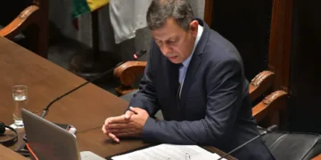Diego Ávila (PDC), presidente del Senado para el periodo 2025-2026.
Foto: APG