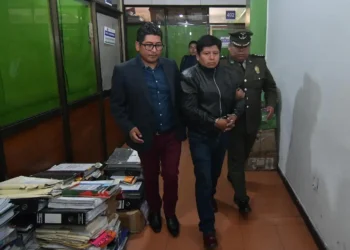Juan Carlos Huarachi fue aprehendido tras presentarse a declarar en la Fiscalía. Foto: APG.