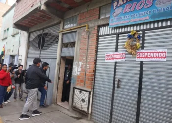 El allanamiento a la vivienda de Rubén Ríos. Foto: DTV.