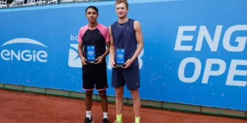 Boris Arias junto a Johannes Ingildsen conquista el título de dobles del Challenger de Florianópolis en Brasil.