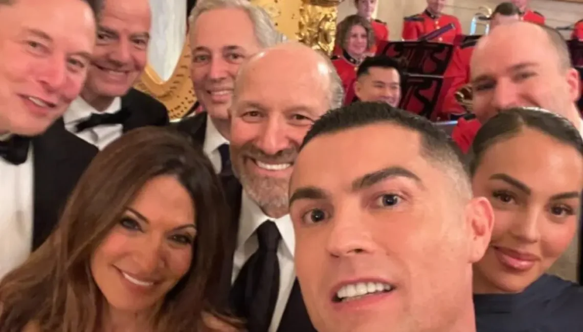 Cristiano, Musk, Cook, Dell, Infantino y Más Invitados a Cena de Trump en Honor a Príncipe Saudí. (FOTO: X)