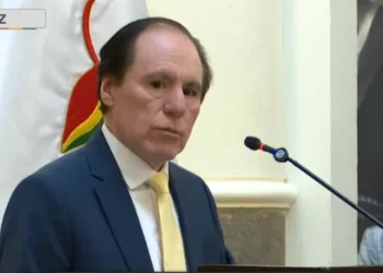 David Espinoza Torrico, nuevo presidente del BCB. Foto: Captura BTv.