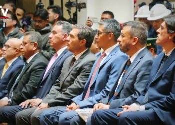 Parte del gabinete ministerial de Rodrigo Paz. Foto: Bolivia Tv.