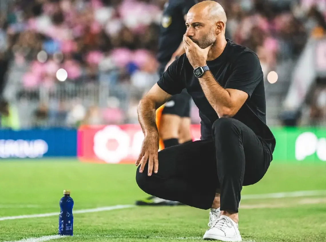 Javier Mascherano en el campo de juego. (FOTO: Inter Miami CF)